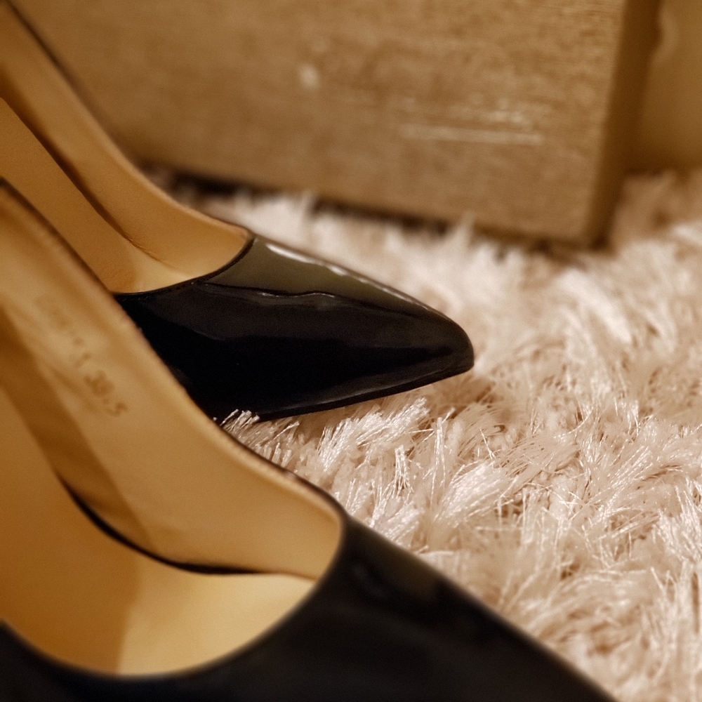 Black high heels